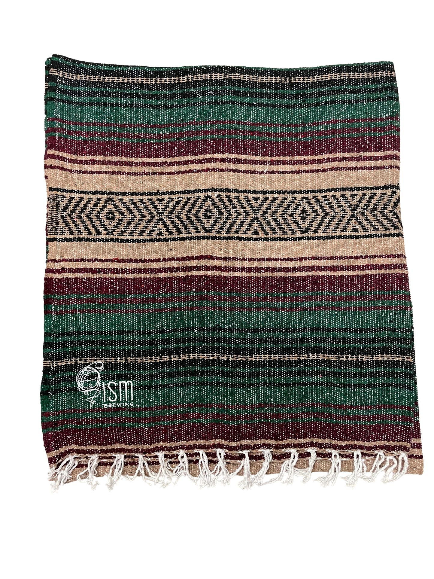Mocha Burgundy Green ISM Blanket