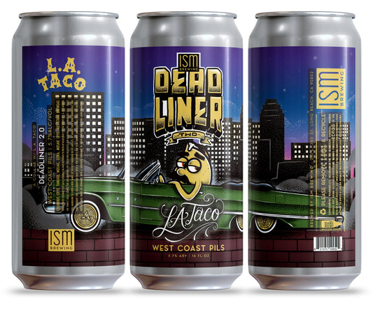 Deadliner 2.0 - West Coast Pils - LA Taco - 4 pack